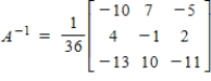 <strong>Given that matrix . Find the inverse matrix.</strong> A) B) C) D) E)