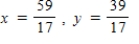 <strong>Use inverse matrices to solve the system of linear equations. </strong> A) B) C) D) E)