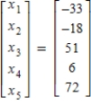 <strong>Use inverse matrices and the graphing calculator to find the solution of the system of equations. </strong> A) B) C) D) E)