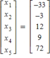<strong>Use inverse matrices and the graphing calculator to find the solution of the system of equations. </strong> A) B) C) D) E)