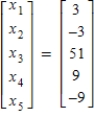 <strong>Use inverse matrices and the graphing calculator to find the solution of the system of equations. </strong> A) B) C) D) E)