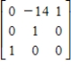 <strong>Find the inverse of the elementary matrix </strong> A) B) C) D) E)