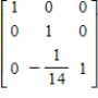 <strong>Find the inverse of the elementary matrix </strong> A) B) C) D) E)