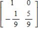 <strong>Find the inverse of the matrix using elementary matrices.</strong> A) B) C) D) E)