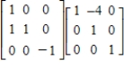 <strong>Which of the following is a product of elementary matrices for the matrix </strong> A) B) C) D) E)