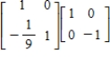 <strong>Which of the following is the LU-factorization of the matrix </strong> A) B) C) D) E)