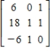 <strong>Which of the following is the LU-factorization of the matrix </strong> A) B) C) D) E)