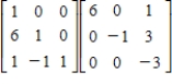 <strong>Which of the following is the LU-factorization of the matrix </strong> A) B) C) D) E)