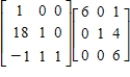 <strong>Which of the following is the LU-factorization of the matrix </strong> A) B) C) D) E)