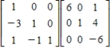 <strong>Which of the following is the LU-factorization of the matrix </strong> A) B) C) D) E)