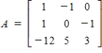 <strong>Find the uncoded row matrices of the size for the message: SELL CONSOLIDATED. Then encode the message using the matrix </strong> A) B) C) D) E)