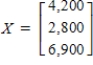 <strong>A small community includes a farmer, a baker, and a grocer and has the input-output matrix and external demand matrix . Solve for the output matrix X in the equation .</strong> A) B) C) D) E)