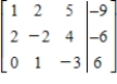 <strong>The given matrix is an augmented matrix representing a system of linear equations. Find the solution of the system. </strong> A) B) C) D) E)