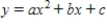 <strong>Find the equation of the parabola that passes through the points .</strong> A) B) C) D) E)