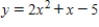 <strong>Find the equation of the parabola that passes through the points .</strong> A) B) C) D) E)