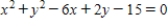 <strong>Find the equation of the circle that passes through the points .</strong> A) B) C) D) E)