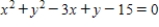 <strong>Find the equation of the circle that passes through the points .</strong> A) B) C) D) E)