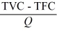    -Refer to the above information. Average total cost is: A)  TVC - MC. B)    C)    D)   