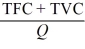    -Refer to the above information. Average total cost is: A)  TVC - MC. B)    C)    D)   