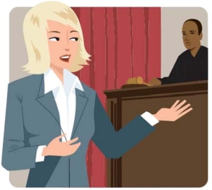 <strong>Complete la oración según la imagen.Tenemos que a darle varios documentos a nuestra ____.  </strong> A) abogada B) maestra C) recepcionista D) bióloga <div style=padding-top: 35px> 