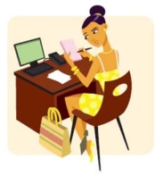 <strong>Complete la oración según la imagen.No puedo sobrevivir (survive) sin mi ____. Ella me ayuda con todo en la oficina.  </strong> A) atleta B) veterinaria C) ingeniera D) secretaria <div style=padding-top: 35px> 