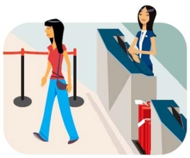 Pilar ha facturado el equipaje.  <div style=padding-top: 35px> 