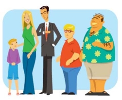 Los turistas hacen cola.  