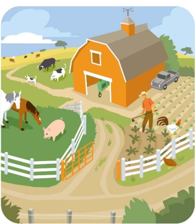 Los caballos están en el sendero.  