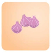 Complete la oración según la imagen.Mi abuela italiana usa el ___ en casi todos los platos que prepara.  