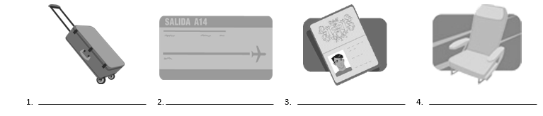 Write the correct vocabulary word for each image below.    
