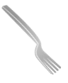 Match the correct image to each word. -el tenedor A)    B)    C)    D)    E)   