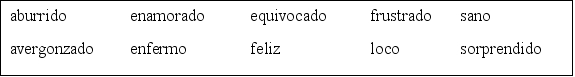 ¿Cómo están? Lee las siguientes oraciones. Luego escribe cómo está cada persona con la forma correcta de un adjetivo de emoción o estado físico. Sigue el modelo. Modelo: Carlos cree que 2 + 2 = 5. Está equivocado.    -Diana estudia mucho pero sus notas son malas. Está _________________________________________________.