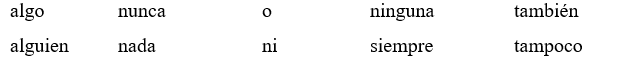 La visita. Mayra invitó a una amiga a pasar dos meses en su casa, pero eso le trajo problemas con su hermana. Completa la nota con las palabras correctas.   -Mayra: ¡Estoy cansada! Tú y tu amiga (1)__________ ayudan con los quehaceres. Ustedes (2)__________ dicen que tienen (3) __________ más importante que hacer... ¡Bueno, yo (4)__________ tengo una vida! ¡A mí (5)__________ me gusta lavar los platos! Es la última vez que lo digo: necesito que hagan las tareas domésticas ¡No voy a aceptar (6)__________ excusa más!<div style=padding-top: 35px> 