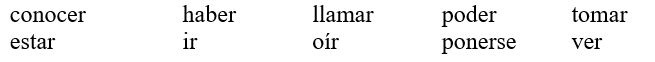 El accidente. Completa el siguiente párrafo con la forma correcta de los verbos de la lista. ¡OJO! No vas a usar todos los verbos. -Juan y yo (1) ____________ al cine cuando de repente (2) ____________ pasar un auto a toda velocidad. Poco después (3) ______________ un ruido muy fuerte: el auto quedó completamente destruido contra un poste. De inmediato mi amigo Juan (4) _________________ su teléfono celular y (5)_________________ al 911. Yo (6) ______________ muy nerviosa y no sabía qué hacer. Por suerte no (7) ____________ ningún herido.