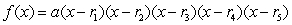 Find a polynomial function with horizontal intercepts 2, 4, 5, 6, and 9 and vertical intercept 6480. Write your answer in factored form,   with .   