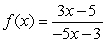 For the function   identify any A) vertical asymptotes and B) any horizontal asymptotes. Enter the equation of the asymptote   , use reduced fractions.
