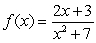 Which equation describes the graph   A)    B)    C)    D)   