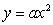 Given the point (2, 20) on a parabola of the form   , find the equation of the parabola.