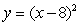 Select the equation whose graph is the graph of   shifted 5 units to the right. A)    B)    C)    D)   