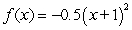 Select the equation that best describes the graph.   A)    B)    C)    D)   