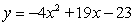Find the coordinates of the vertex of the parabola given by .   Round values to 2 decimal places, if necessary.