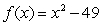 Write the function   in factored form,   with  