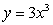 <strong>In which function does the output, y, increase by a factor of 9 when the input, x, is tripled?</strong> A) B) C) D)