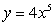 Convert the power function to its equivalent form,   .   