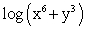 Expand the following expression using rules of logarithms:   A)    B)    C)    D)   