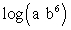 Contract the following expression using rules of logarithms. Express your answer as a single logarithm.   A)    B)    C)    D)   