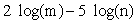 Expand the following expression using rules of logarithms:   A)    B)    C)    D)   