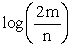 Contract the following expression using rules of logarithms. Express your answer as a single logarithm.   A)    B)    C)    D)   