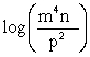 Expand the following expression using rules of logarithms:   