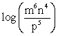 Expand the following expression using rules of logarithms:   A)    B)    C)    D)   